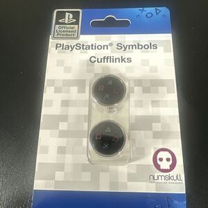 PlayStation Symbols‎ Cufflinks (Black) By Numskull
